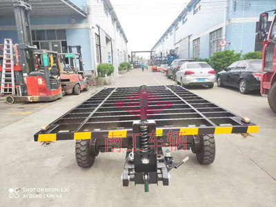5噸骨架式平板拖車移動(dòng)房車底盤(pán)I.jpg
